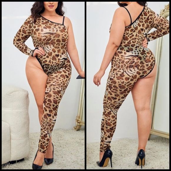 Other - Asymmetric Mesh Catsuit
